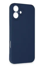Uray store Apple iPhone 16 Kılıf First Silikon - Lacivert - Görsel 2