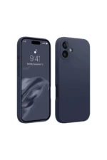 Uray store Apple iPhone 16 Kılıf First Silikon - Lacivert