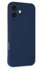 Uray store Apple iPhone 16 Kılıf First Silikon - Lacivert - Görsel 4