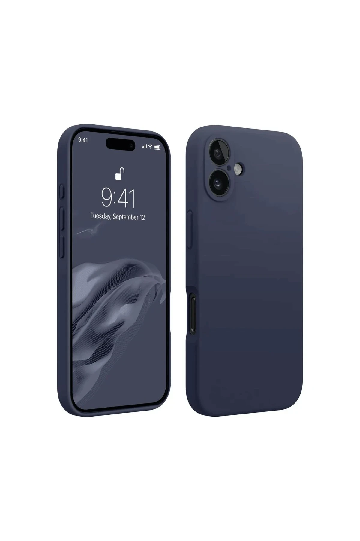newface-iphone-16-kilif-first-silikon-lacivert-default Uray store Apple iPhone 16 Kılıf First Silikon - Lacivert - Görsel 1