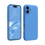 Uray store Apple iPhone 16 Kılıf First Silikon - Mavi