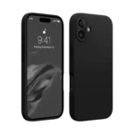 Uray store Apple iPhone 16 Kılıf First Silikon - Siyah