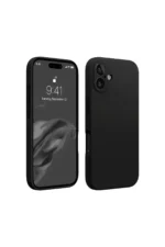 Uray store Apple iPhone 16 Kılıf First Silikon - Siyah