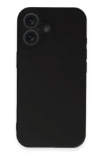Uray store Apple iPhone 16 Kılıf First Silikon - Siyah - Görsel 3