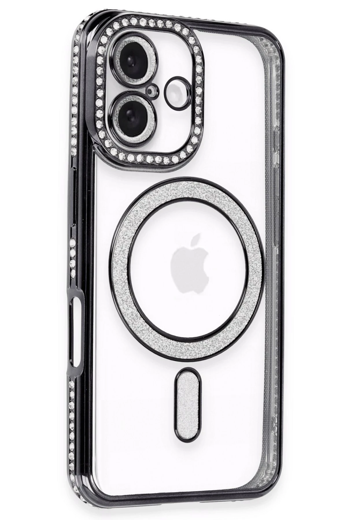 newface-iphone-16-kilif-joke-simli-magneticsafe-kilif-siyah-default Uray store Apple iPhone 16 Kılıf Joke Simli Magneticsafe Kılıf - Siyah - Görsel 1