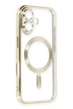Uray store Apple iPhone 16 Kılıf Kross Magneticsafe Kapak - Gold - Görsel 2