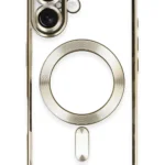 Uray store Apple iPhone 16 Kılıf Kross Magneticsafe Kapak - Gold