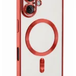 Uray store Apple iPhone 16 Kılıf Kross Magneticsafe Kapak - Kırmızı