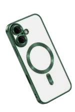 Uray store Apple iPhone 16 Kılıf Kross Magneticsafe Kapak - Koyu Yeşil - Görsel 2