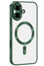 Uray store Apple iPhone 16 Kılıf Kross Magneticsafe Kapak - Koyu Yeşil