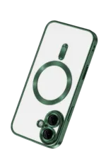 Uray store Apple iPhone 16 Kılıf Kross Magneticsafe Kapak - Koyu Yeşil - Görsel 3
