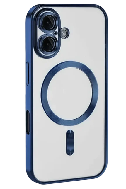 Uray store Apple iPhone 16 Kılıf Kross Magneticsafe Kapak - Lacivert