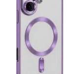 Uray store Apple iPhone 16 Kılıf Kross Magneticsafe Kapak - Mor