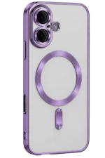 Uray store Apple iPhone 16 Kılıf Kross Magneticsafe Kapak - Mor