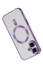 Uray store Apple iPhone 16 Kılıf Kross Magneticsafe Kapak - Mor - Görsel 3