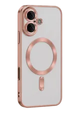 Uray store Apple iPhone 16 Kılıf Kross Magneticsafe Kapak - Rose