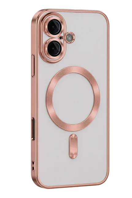 Uray store Apple iPhone 16 Kılıf Kross Magneticsafe Kapak - Rose