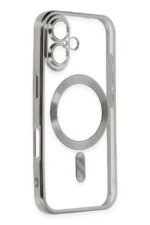 Uray store Apple iPhone 16 Kılıf Kross Magneticsafe Kapak - Titan Gri - Görsel 2