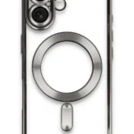 Uray store Apple iPhone 16 Kılıf Kross Magneticsafe Kapak - Titan Gri