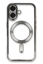 Uray store Apple iPhone 16 Kılıf Kross Magneticsafe Kapak - Titan Gri