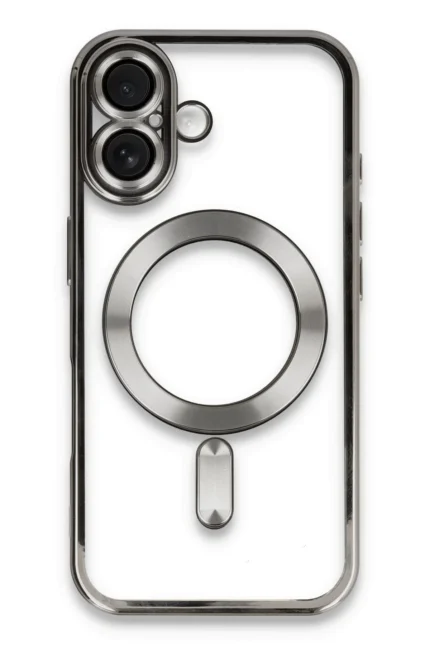 Uray store Apple iPhone 16 Kılıf Kross Magneticsafe Kapak - Titan Gri