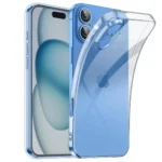 Uray store Apple iPhone 16 Kılıf Lüx Şeffaf Silikon