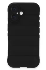 Uray store Apple iPhone 16 Kılıf Optimum Silikon - Siyah