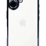Uray store Apple iPhone 16 Kılıf Razer Lensli Silikon - Açık Mavi