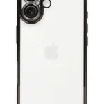 Uray store Apple iPhone 16 Kılıf Razer Lensli Silikon - Siyah
