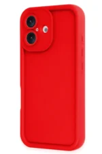 Uray store Apple iPhone 16 Kılıf Viera Silikon - Kırmızı
