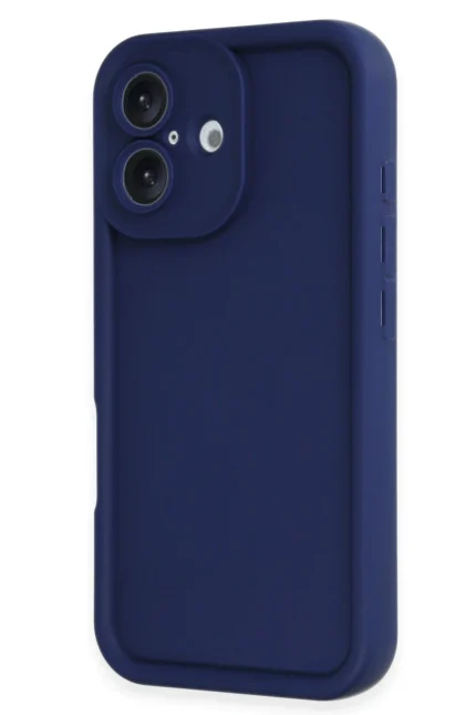 Uray store Apple iPhone 16 Kılıf Viera Silikon - Lacivert