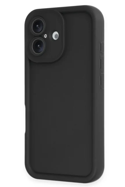 Uray store Apple iPhone 16 Kılıf Viera Silikon - Siyah