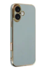 Uray store Apple iPhone 16 Kılıf Volet Silikon - Açık Yeşil