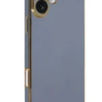 Uray store Apple iPhone 16 Kılıf Volet Silikon - Mavi