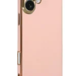 Uray store Apple iPhone 16 Kılıf Volet Silikon - Pembe
