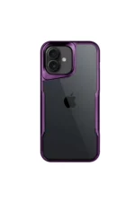 Uray store Apple iPhone 16 Plus Kılıf Boyi Silikon Kapak - Derin Mor