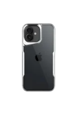 Uray store Apple iPhone 16 Plus Kılıf Boyi Silikon Kapak - Gümüş