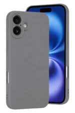 Uray store Apple iPhone 16 Plus Kılıf First Silikon - Gri