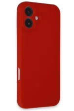 Uray store Apple iPhone 16 Plus Kılıf First Silikon - Kırmızı - Görsel 2