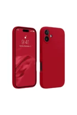 Uray store Apple iPhone 16 Plus Kılıf First Silikon - Kırmızı