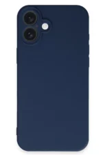 Uray store Apple iPhone 16 Plus Kılıf First Silikon - Lacivert - Görsel 4