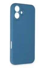 Uray store Apple iPhone 16 Plus Kılıf First Silikon - Mavi - Görsel 4