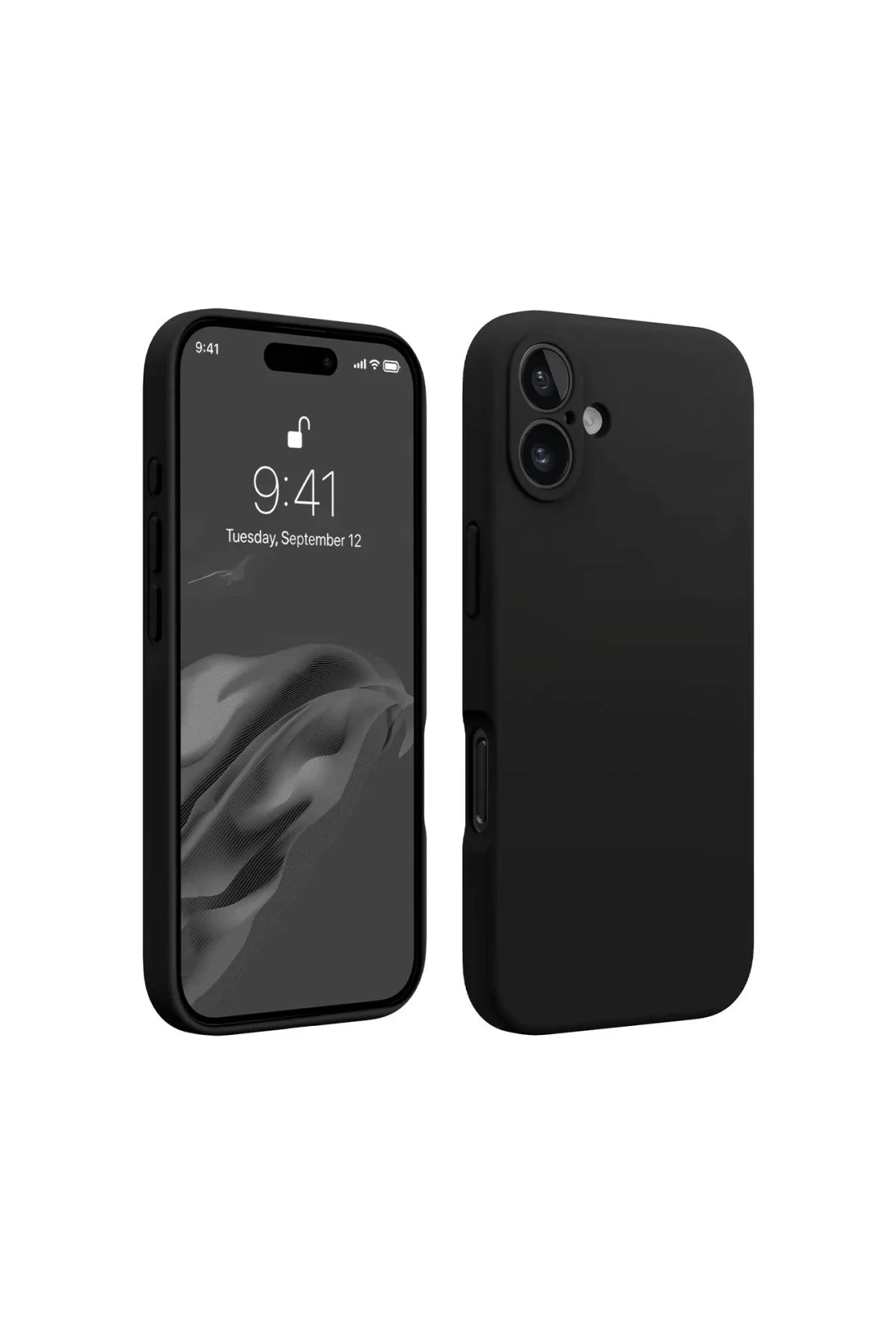 newface-iphone-16-plus-kilif-first-silikon-siyah-default Uray store Apple iPhone 16 Plus Kılıf First Silikon - Siyah - Görsel 1