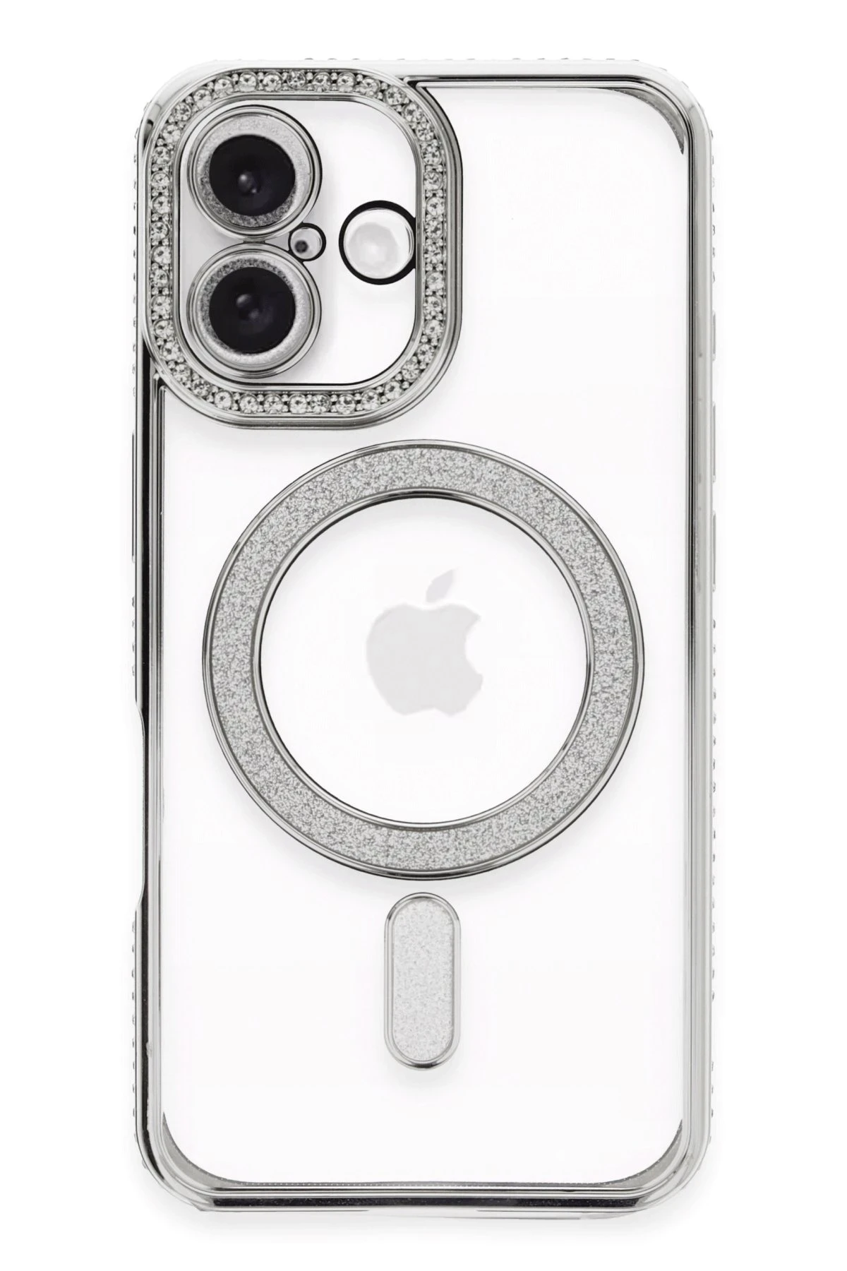 newface-iphone-16-plus-kilif-joke-simli-magneticsafe-kilif-gumus-default Uray store Apple iPhone 16 Plus Kılıf Joke Simli Magneticsafe Kılıf - Gümüş - Görsel 1
