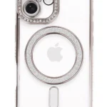Uray store Apple iPhone 16 Plus Kılıf Joke Simli Magneticsafe Kılıf - Pembe