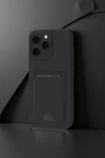 Uray store Apple iPhone 16 Plus Kılıf Kelvin Kartvizitli Silikon - Koyu Yeşil - Görsel 2
