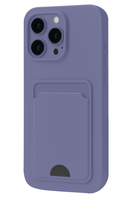 Uray store Apple iPhone 16 Plus Kılıf Kelvin Kartvizitli Silikon - Lila