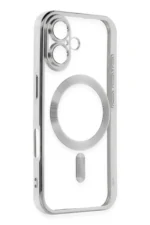Uray store Apple iPhone 16 Plus Kılıf Kross Magneticsafe Kapak - Gümüş - Görsel 2