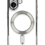 Uray store Apple iPhone 16 Plus Kılıf Kross Magneticsafe Kapak - Gümüş