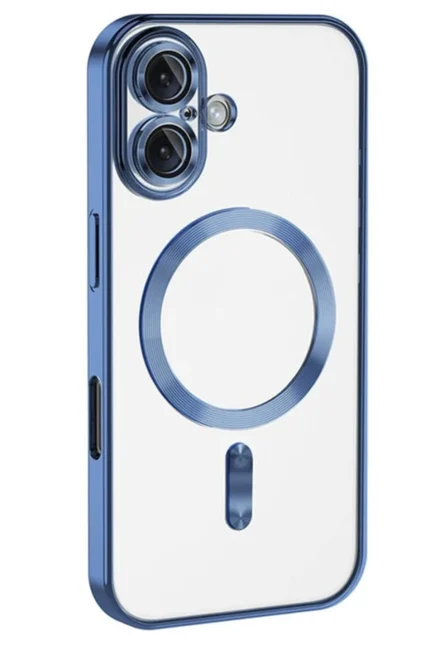 Uray store Apple iPhone 16 Plus Kılıf Kross Magneticsafe Kapak - Mavi